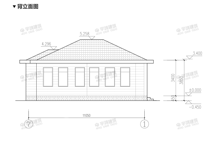 90平一層簡歐新農(nóng)村別墅設(shè)計(jì)圖紙
