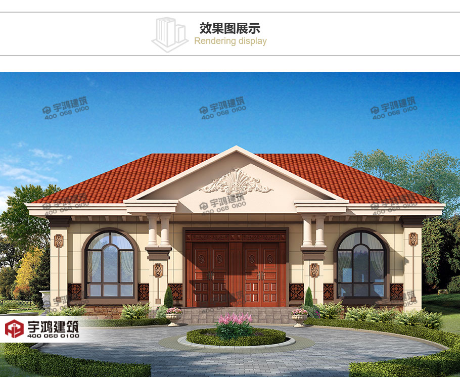 12萬精致農(nóng)村一層平房設(shè)計(jì)圖，簡單時(shí)尚實(shí)用