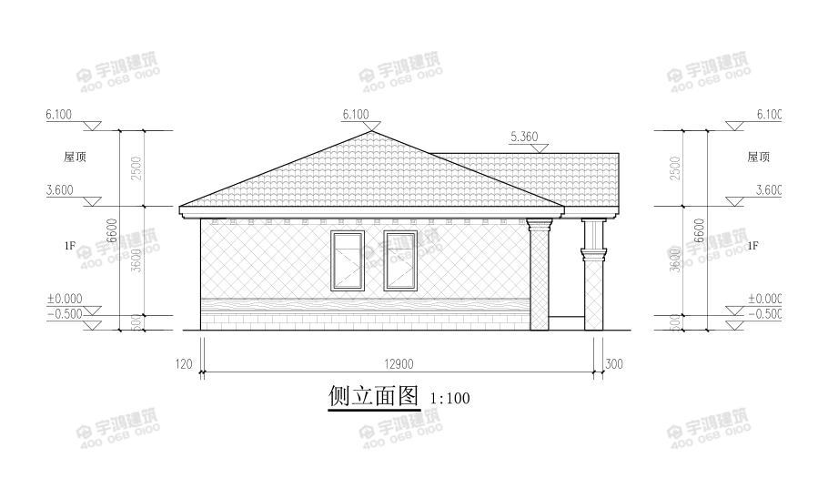 12萬精致農(nóng)村一層平房設(shè)計(jì)圖，簡單時(shí)尚實(shí)用